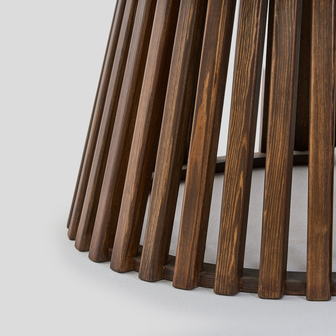 “Striped Landing” - Set of 2 Wooden Tables