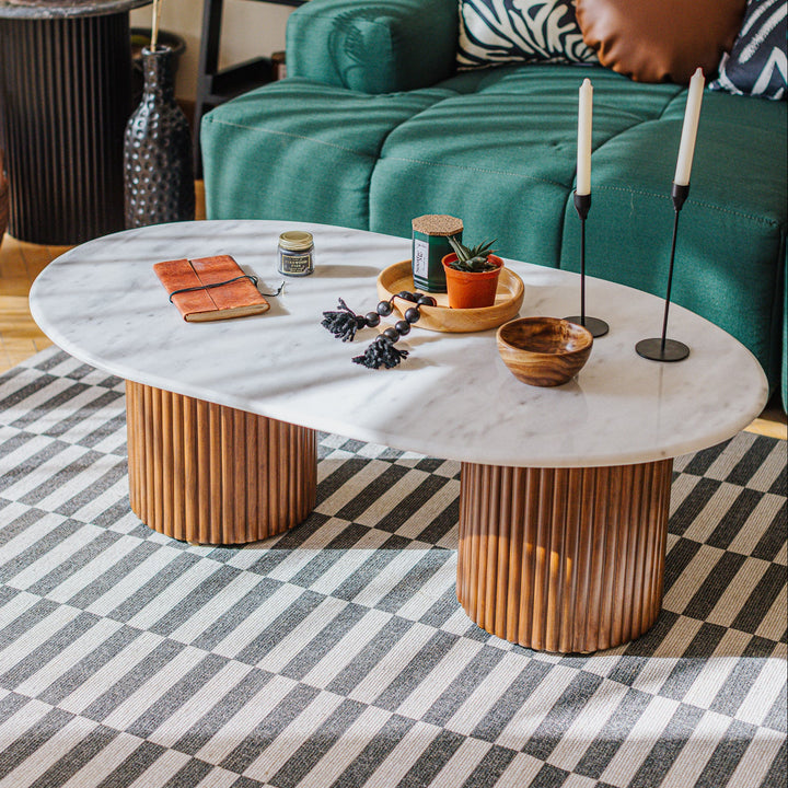 "Stretch-O" Marble Top - Coffee Table