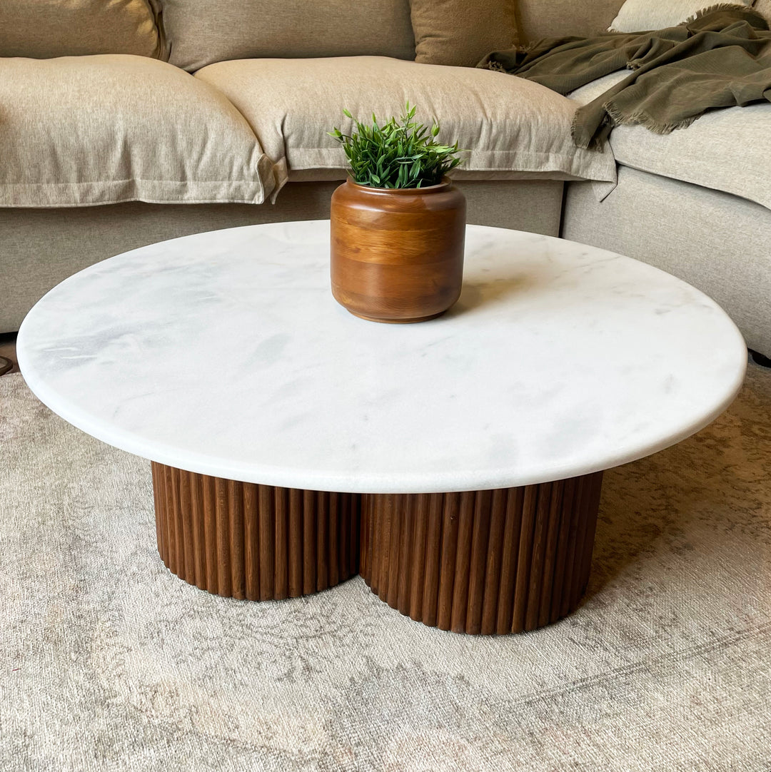 "TRI" - Marble Top - Coffee Table