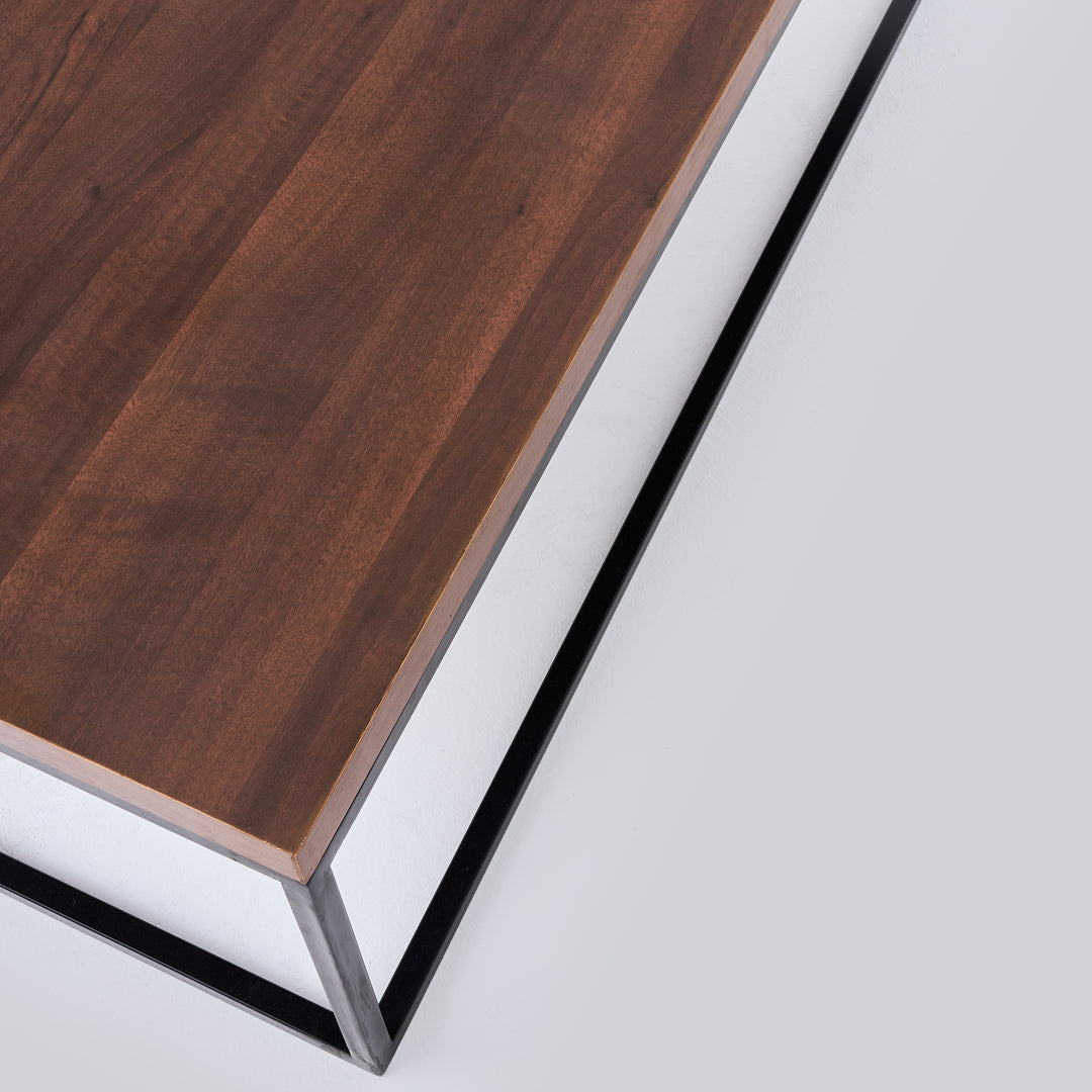 "Hollow Rec" - Wooden Top Table